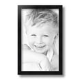 thumbnail image 2 of ArtToFrames 8" x 13" Satin Black Tall Picture Frame, 8x13 inch Black Wood Poster Frame (WOM-1852), 2 of 8