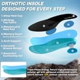 thumbnail image 6 of OrthoComfoot Men's Wide Orthopedic Plantar Fasciitis High Arch Support Shoes: Comfortable Trail Running Shoes for Walking & Hiking, Orthotic Tennis Sneakers for Flat Feet and Foot Pain Relief, 6 of 9