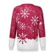thumbnail image 5 of Pntutb Mujeres Moda O-cuello Navidad Mangas largas tops Blusa Pullover Sudadera Pntutb Pntutb-5886, 5 of 5
