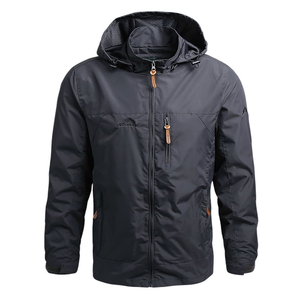 Abrigo Abrigo de hombre Senderismo Camping Ropa deportiva Térmica Exterior Outwears Primavera Otoño Chaqueta Ygjytge Gris T 3EG para Hombre