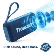 Tronsmart Trip 2 Mini Speaker with Bluetooth 5.3, Ultra-Portable Clip, 10W Big Pro Sound,Deep Bass, IPX7 Waterproof, 20H, Voice Assistant,Black