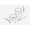 thumbnail image 5 of Dispensador automático de comida para gatos y dispensador automático de agua para gatos, juego 2 en 1, comederos y bebederos para gatos y perros, capacidad de 1l Hy, 5 of 5