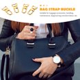 thumbnail image 3 of 4 Pcs Sangle de Sac en Métal Boucle de Remplacement pour Valise, 3 of 8