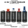 thumbnail image 3 of COLDEST 4 in 1 Bottle Cooler Can 24 oz Tumbler in 1 - Bottle Cooler Beer, Soda, Energy Drink, Water, Vacuum Insulated Stainless Steel Cooler for 20 oz, 24 oz, 25 oz, 3 of 9