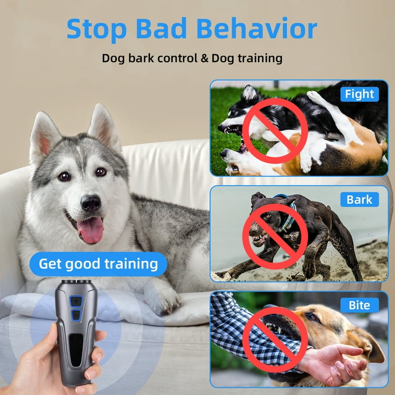 ZUPOX Ultrasonic Indoor Dog Bark Deterrent with Rechargeable ZUPOX Ultrasonic Indoor Dog Bark Deterrent with Rechargeable