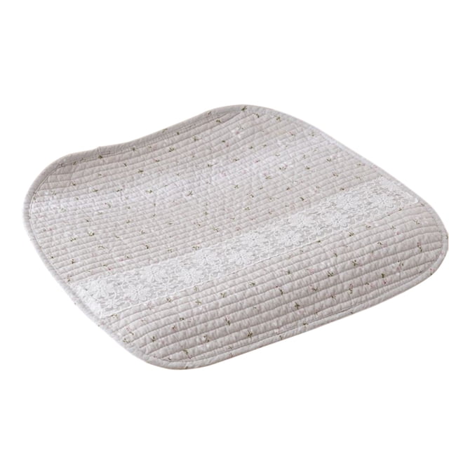 Cojines de oficina antideslizantes y finos para sillas de comedor y de ordenador, lavables.