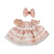 thumbnail image 3 of Ropa para muñecas de niña, trajes para muñecas, juguetes para muñecas hechos a mano, lindos accesorios para fotos, disfraz elegante para muñecas de Floral rosa, 3 of 8
