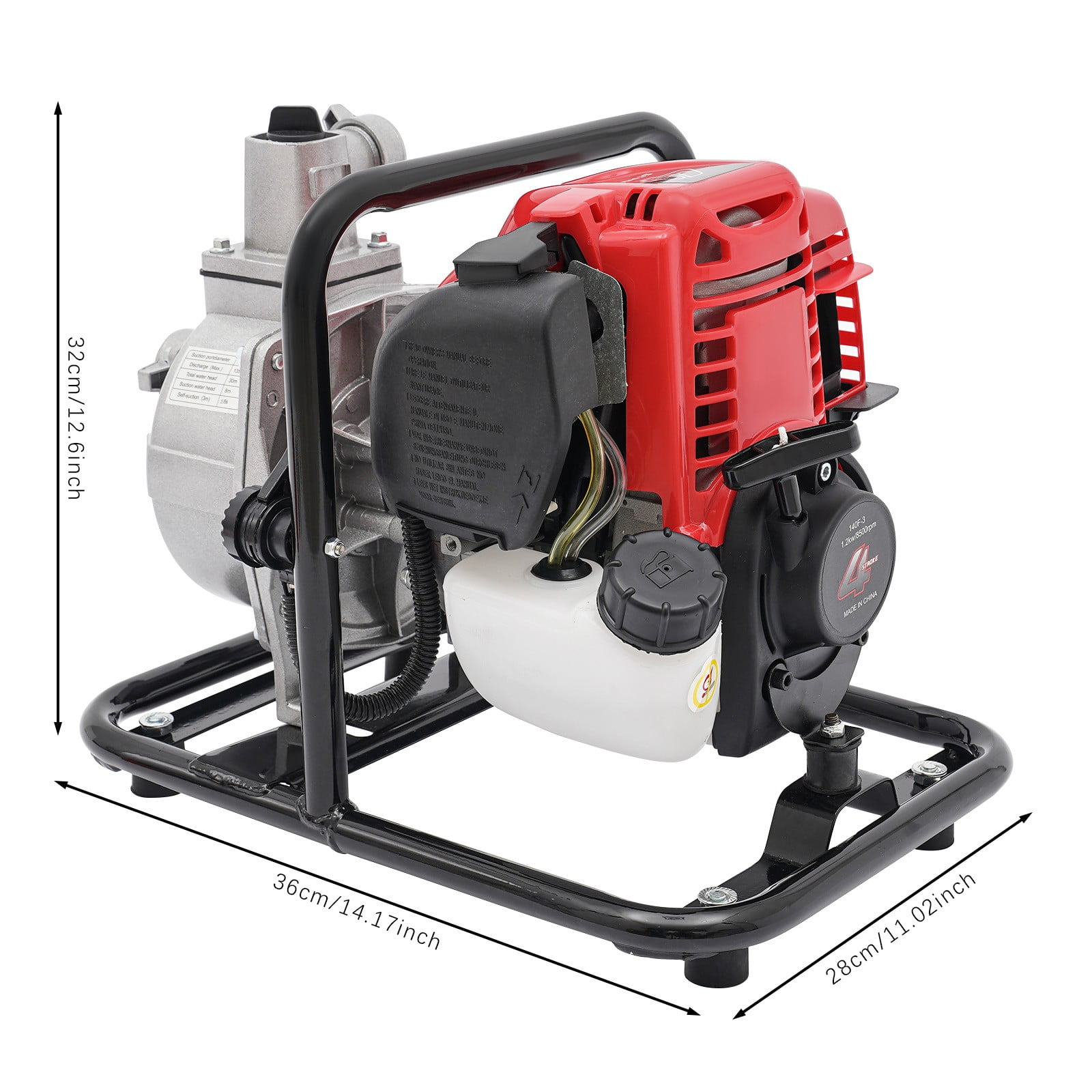 4 Stroke Gas Powered Water Pump Water Transfer High Pressure Irrigation Pump for Agricultural Irrigation
