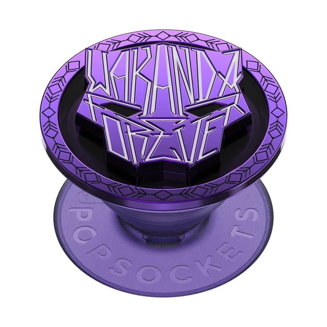Empuñadura para teléfono PopSockets Wakanda Forever esmaltada con soporte