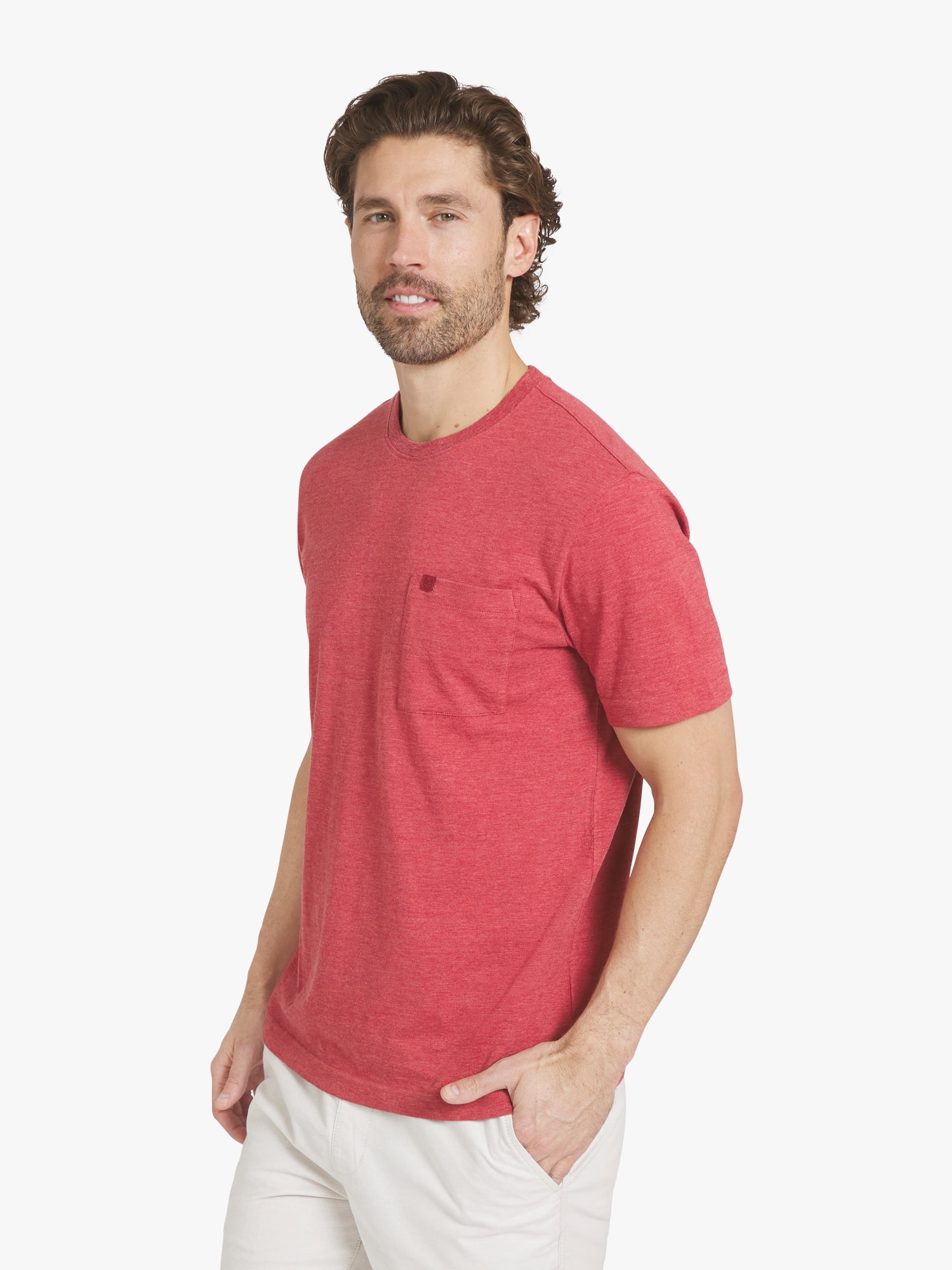 Chaps Men's Short Sleeve Eagle Slub Pocket T-Shirt, Sizes S-2XL