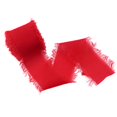 thumbnail image 1 of FeiraDeVaidade 4Cm*5M Handmade Fringe Chiffon Silk Ribbon For Wedding Invitations  Bridal Bouquets  Gifts Wrapping  Diy Crafts, 1 of 7