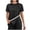 Black, variant on Post Surgery Shirts for Women Short Sleeve Tear Away Tops Tear Away After Rotator Cuff Shirts Post Shoulder Surgery Shirts Women Chemo Port Adaptive Cloth Red XL