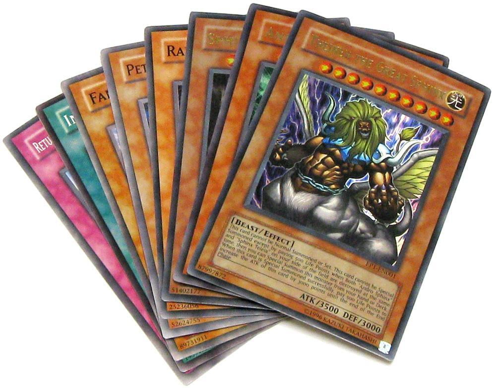 Yu-Gi-Oh Movie Exclusive Pack Set of all 8 Promo Cards.