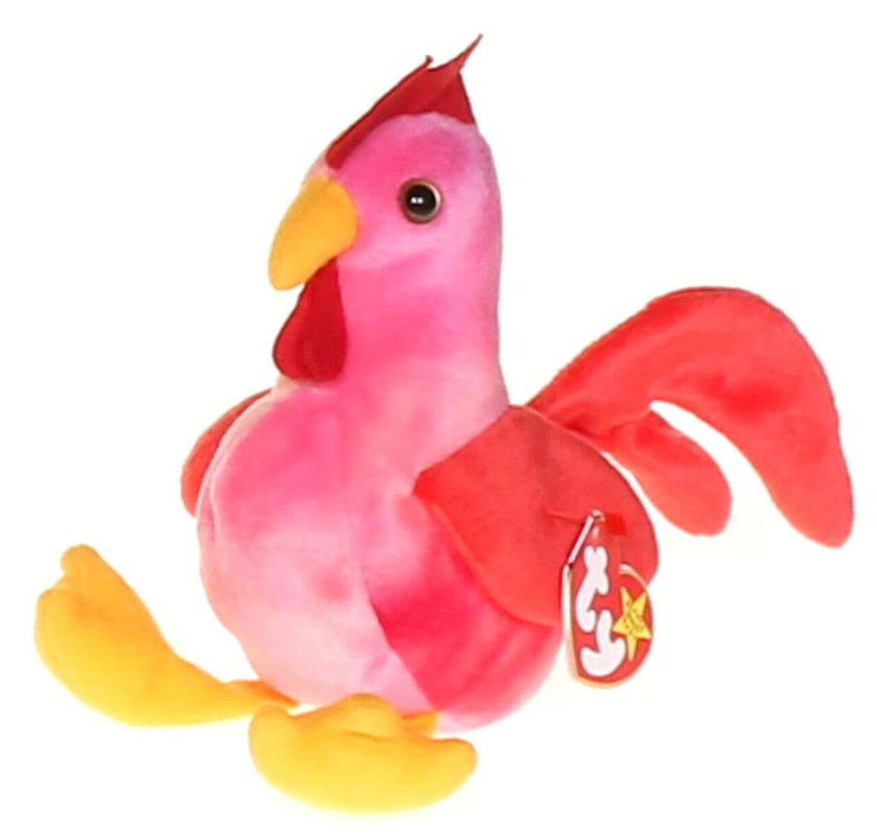 TY Beanie Babies Strut the Rooster Plush