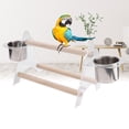 thumbnail image 3 of Multipurpose Pet BirdStand Platform Birdcage With Feeder, Two Feeder Cups, Suitable For Small And Medium Birds, 3 of 8