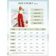 thumbnail image 7 of Womens Casual Wide Leg Pants High Waisted Button Down Straight Long Trousers Palazzo Pants, 7 of 7