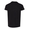 thumbnail image 2 of Bella Canvas Youth Short Sleeve Triblend Tee, M, Solid Black Triblend, 2 of 2