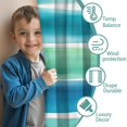 thumbnail image 3 of Blackout Kids Curtains,Green and Grey Abstract Art Artwork Childrens Insulated Curtains Set Of 2,Bedroom Essentials,Toddler Room Decor 42x63in(106x160cm), 3 of 4