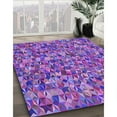 thumbnail image 3 of Ahgly Tapis Rectangulaire Lavable en Machine Intérieur Transitionnel Violet, 8 Pieds x 12 Pieds, 3 of 7