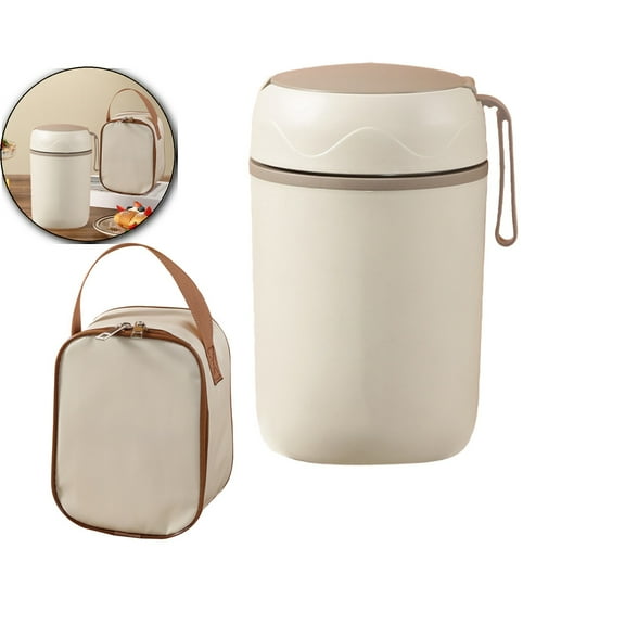 VQPeo 20oz Insulated Soup Jar, Stainless Steel Food Flask, Leakproof Wide Mouth Bento for Outdoor Picnics & Office Lunches