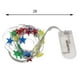 thumbnail image 3 of Fiudx Cadena de Luces Led con Diseño de Copo de Nieve, Luz Blanca Cálida, Cable de Cobre Flexible, Ideal para Navidad, Bodas y Fiestas, Fácil de Usar, Funciona con Pilas, 3 M de Largo., 3 of 4
