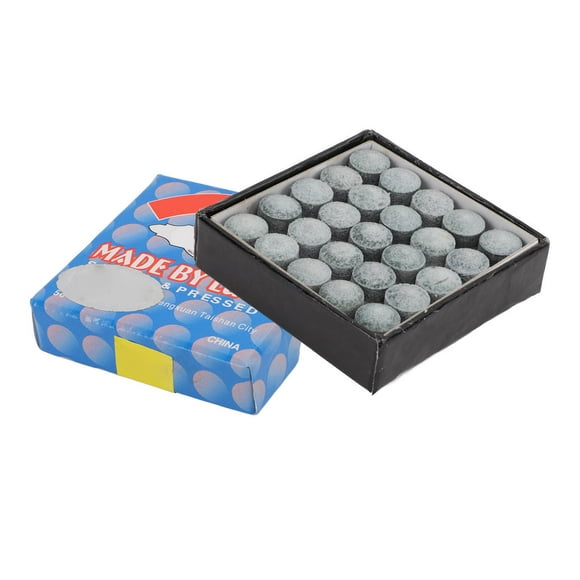 Puntas Para Tacos De Billar, 50 Piezas De Cuero, Puntas Para Tacos De Billar, Puntas Para Tacos De Billar, Puntas Para Tacos De Billar Con Caja De Almacenamiento Para Uso Diario