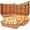 Flower, variant on 100 Pack Mexican Snack Trays Disposable Nacho Boats, 7.09 x 6.1 x 2.36 Inch Fiesta Party Supplies Platos De Barro Paper Food Trays for Cinco De Mayo Tacos Popcorn Birthday Wedding (Pink Flower)