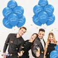 thumbnail image 5 of PMU Graduation Script Balloons 11 Inch Premium PartyTex Blue Latex (100/Pkg) Pkg/1, 5 of 7