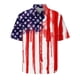 thumbnail image 2 of Nuevas camisas para hombre con bandera estadounidense en 3D, camisas casuales estampadas de manga corta para mujer, camisas hawaianas con botones, ropa de playa, 2 of 4