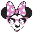 thumbnail image 2 of Girl's Mickey & Friends Shaded Minnie  Graphic Tee White Medium, 2 of 4