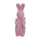 thumbnail image 2 of Uuiauoio Easter Decorations Flocked Bunny Figurines with Bow Tie Flocking Rabbit Tabletop Mantel Decoration for Easter Centerpieces for Spring Home Office Table Decor Supplies, 2 of 6