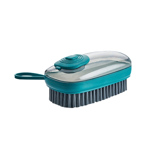 WREESH Household Soft Laundry Brush, Automatic Liquid Addition Shoe Cleaning Brush