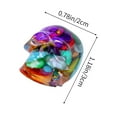 thumbnail image 3 of Halloween Decorations 1 Inch Resin Skull Ornaments for Party Decor Spooky Centerpiece DIY Crafts Spooky House Accessories, 3 of 6