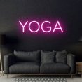 thumbnail image 3 of Handmadetneonsign Yoga Neon Sign, Yoga Led Sign, Yoga Led Lights, Gift Neon Sign, Custom Neon Sign, Yoga Room Decor, Yoga Signs, Wall Décor, 3 of 5
