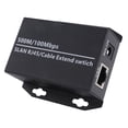 thumbnail image 2 of 4 Uds. Extensor IP Ethernet Sobre Kit de Red Coaxial HD Extensor de TransmisióN de Cable Coaxial EoC para CáMaras CCTV de Seguridad (A), 2 of 10
