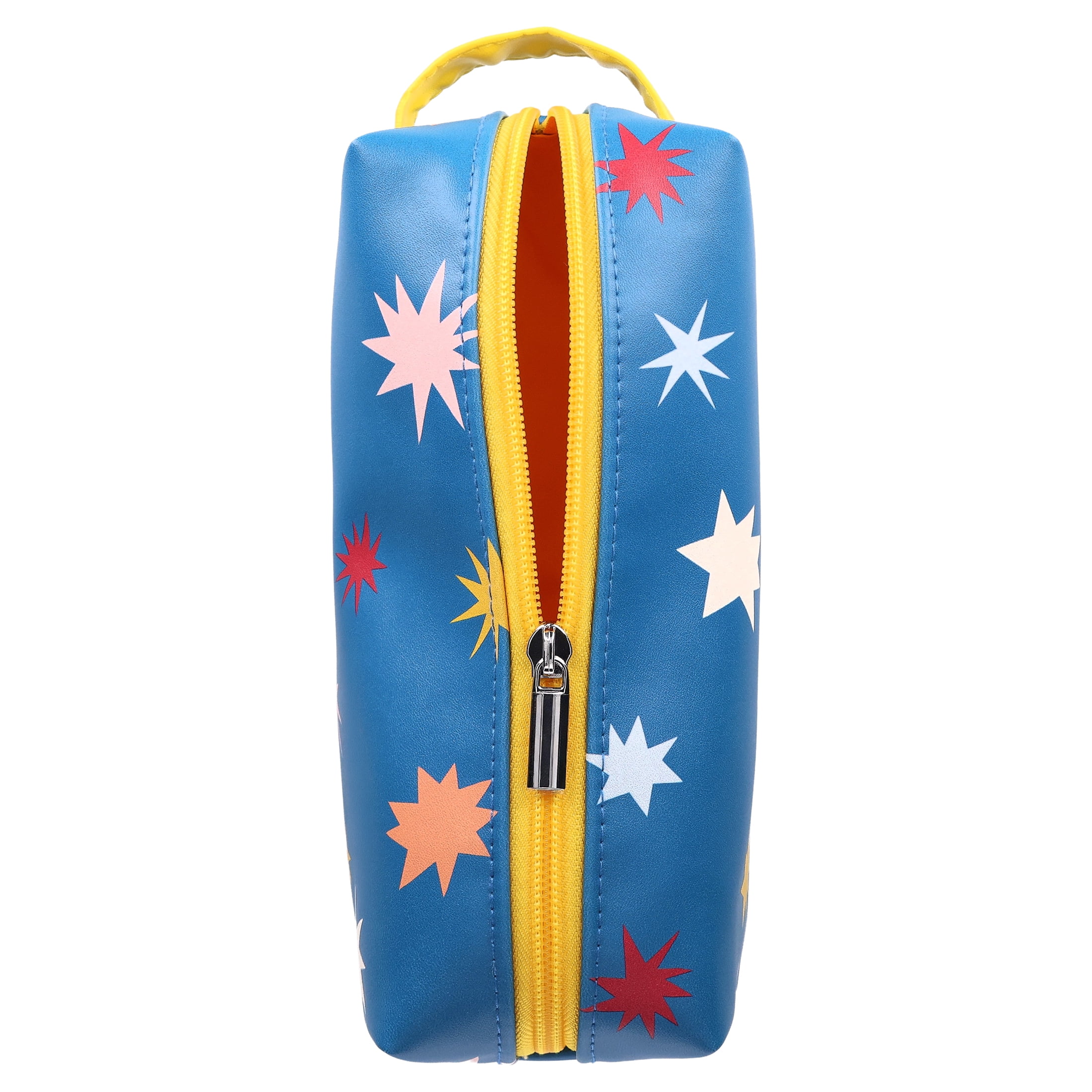 Pen + Gear Star Print Pencil Pouch, Blue, Educational Level: Perfect for Students of All Ages--Elementary, Middle School, High School, College, and Adult Professionals