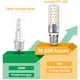 thumbnail image 4 of Bombilla de maíz E27, LED E27, blanco cálido, 2700 K, equivalente a una bombilla halógena de 120 W, paquete de 5 bombillas Edison E27 [Clase energética A++], 4 of 5