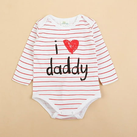 

Simplmasygenix Infant Jumpsuit Clearance Travel Essentials Baby Boys Girls Valentines Heart Letter Printing Romper Bodysuit