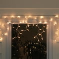 thumbnail image 2 of Brite Star 300ct Mini Icicle Christmas Lights Warm White - 20' White Wire, 2 of 4