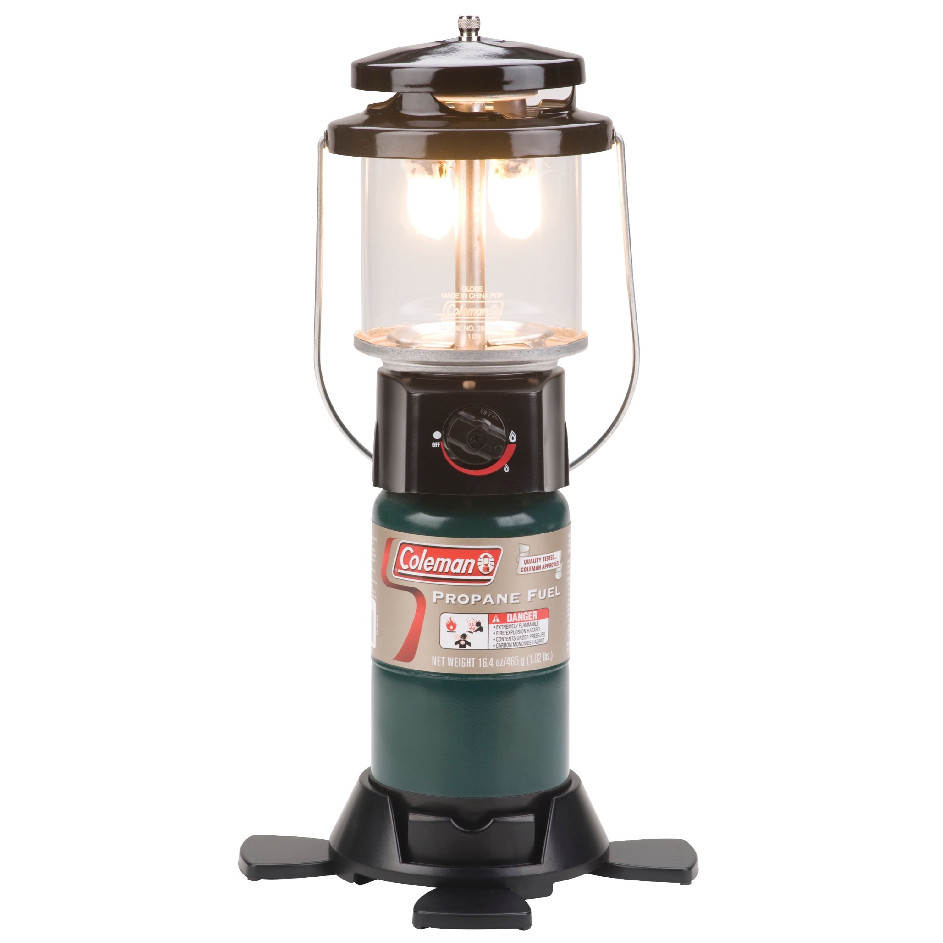 Deluxe Perfect Flow Gas Lantern for Camping and Outdoor Use Coleman Propane Lantern 