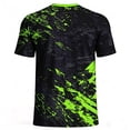 thumbnail image 6 of LEKWK Workout Shirts for Men Quick-Dry Short Sleeve Graphic Soccer Jersey Breathable Loose Fit V Neck Athletic Shirts Fan Soccer Running Gym Sports Wear, 6 of 6
