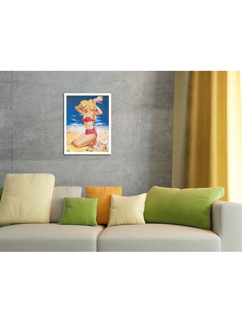 Nice to Know You - All American Beach Girl - Vintage Pin Up Girl