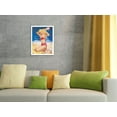 thumbnail image 4 of Nice to Know You - All American Beach Girl - Vintage Pin Up Girl Print by Julius “Jules” Erbit c.1950s - Fine Art Matte Paper Print (Unframed) 18x24in, 4 of 4