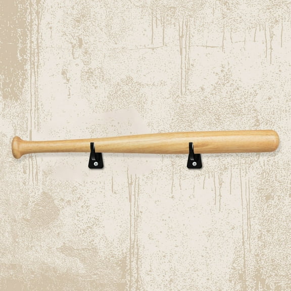 LEORX 1 Pair Acrylic Baseball Bat Wall Hook Organizer for Sports .00X4.00X0.50CM