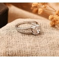 thumbnail image 3 of vylahjewellery 2 Ct Round Cut Moissanite Diamond Ring Engagement Ring 14K Gold Anniversary Ring, 3 of 8