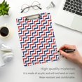 thumbnail image 4 of FMSHPON Chevron Pattern Clipboard Hardboard Wood Nursing Clip Board and Pull for Standard A4 Letter 13x9 inches, 4 of 7