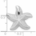 thumbnail image 4 of Sterling Silver Polished/Textured Starfish Slide (20.21 X 21.38) Made In United States -Jewelry By Sweet Pea, 4 of 8