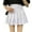 White, variant on Girls Women's Pleated Skirt Anti-glare High Waisted College Skater Tennis School A-Line Skirt Uniform Skirts Student Skirt,S-XL,White