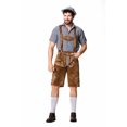 thumbnail image 1 of Traje de cerveza de talla dividida, pantalones con tirantes, traje de cerveza, traje de festival de cerveza de Múnich, pantalones con tirantes de bar, 1 of 6