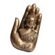 thumbnail image 5 of Estatua de Buda en la palma adorno de mesa Estatua de Buda, 5 of 9